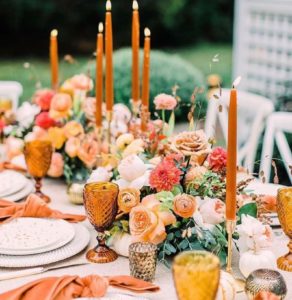 Fall table setting