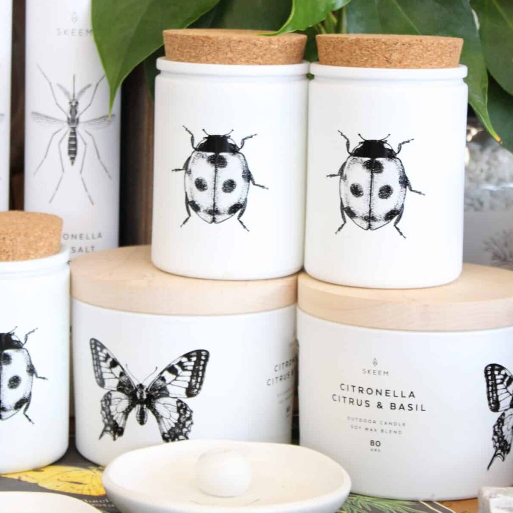 Decorative Citronella Candle