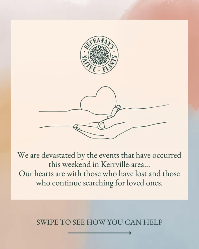 Please swipe to see how you can help those affected by the flooding in the Kerrville-area.🤍