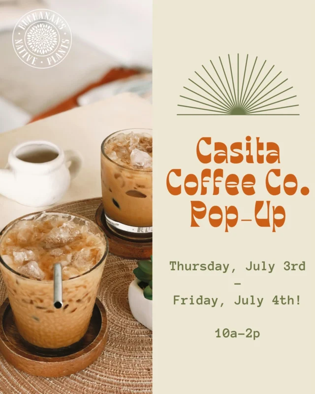 Guess who?👀☕️

Stop by today and tomorrow and enjoy yummy coffee while you plant shop!